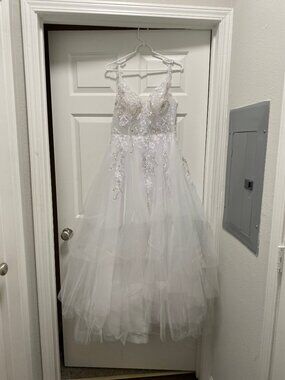 Wedding Dress (Size 6, Damaged)